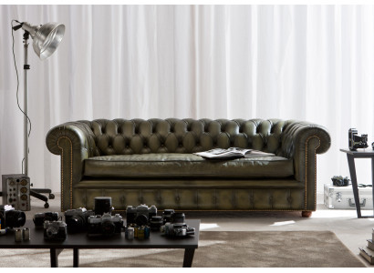 Chesterfield Sofa Bankstel Bekledingsset 3 Zits Banken Klassiek Nieuw Richmond