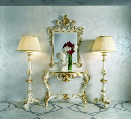 Spiegel Houten lijst Grote wandspiegel Klassieke designer spiegel Barok SP5020