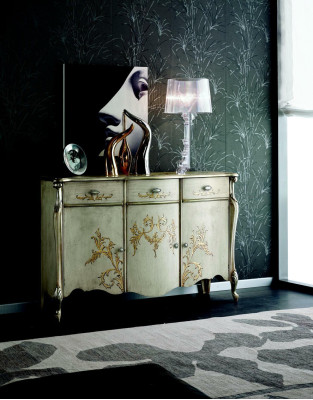 Design meubels Stijl Barok Commode Dressoir Luxe Sideboard Hout Italië