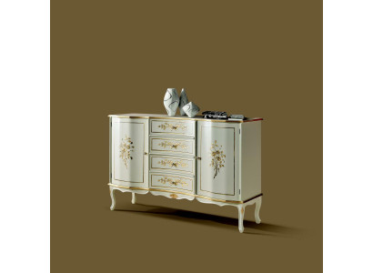Luxe dressoir kast Italiaans houten meubelontwerp sideboard console.