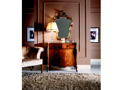 Luxe Italiaanse meubelontwerp commode kast bruin hout meubelstijl
