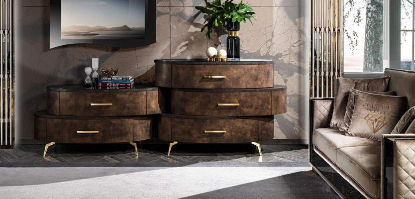 Luxe houten dressoir kast rek console meubels Nieuwe commode Ontwerp kast