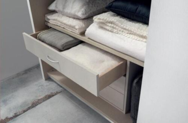 Kledingkast Houten kast Luxe zweefdeurdesign Hout Modern Meubels Massief hout