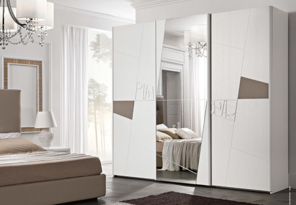 Kledingkast Kast Luxe Zweefdeur Ontwerp Kasten Kleding Hout Meubels Nieuw