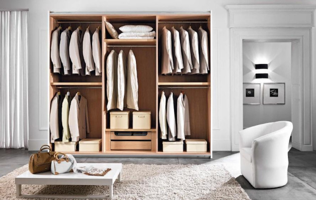 Kledingkast Kast Luxe Zweefdeur Ontwerp Kasten Kleding Hout Meubels Nieuw