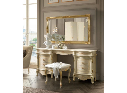 Vanity Mirror Console Design Furniture Luxury Lowboard Chest of Drawers Wood Set New