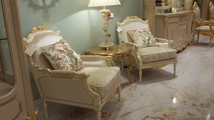 Eenzitter Troon Eenzitter Italiaanse stijl Designer Meubels Relax Club Nieuwe Fauteuil