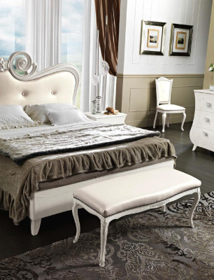 Bed Slaapkamer Ontwerp Bedden Houten Bedden Tweepersoonsbed Italiaanse Meubels Doppel