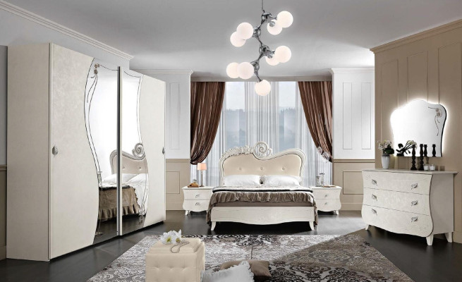 Bed Slaapkamer Ontwerp Bedden Houten Bedden Tweepersoonsbed Italiaanse Meubels Doppel
