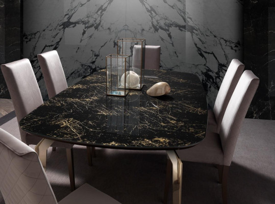 Eettafel Zwart Designer Tafels Modern Design Meubels Luxe Eettafel Keuken