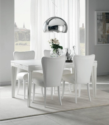 Uitbreidbare eettafel houten luxe tafels eetkamer meubels eet modern design.