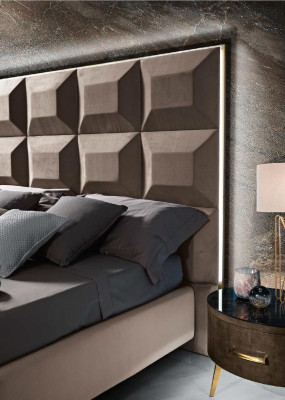 Bed Luxe Bedden Bed Frame Hout Slaapkamer Dubbel Huwelijk Italiaans Meubilair Nieuw