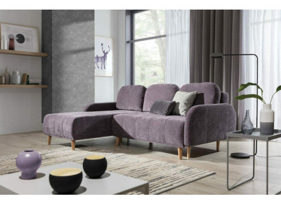 Comfortabele hoekbank combineert modern en functioneel ontwerp