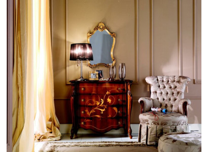 Italiaanse meubels ontwerpen dressoir kast Bruin luxueuze houten meubels Barok.