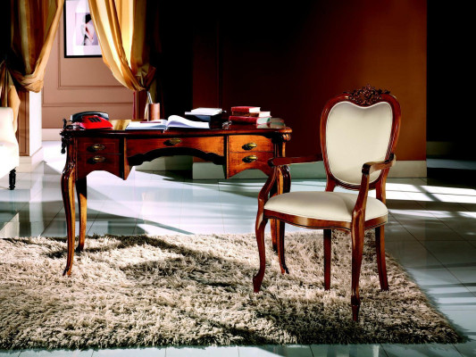 Houten meubels Luxe Italiaans Klassiek bureausmeubilair Ontwerp