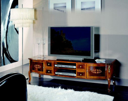 Ontwerp dressoir tv Lowboard tv-kast tafel woonkamer houten meubels barokstijl nieuw.