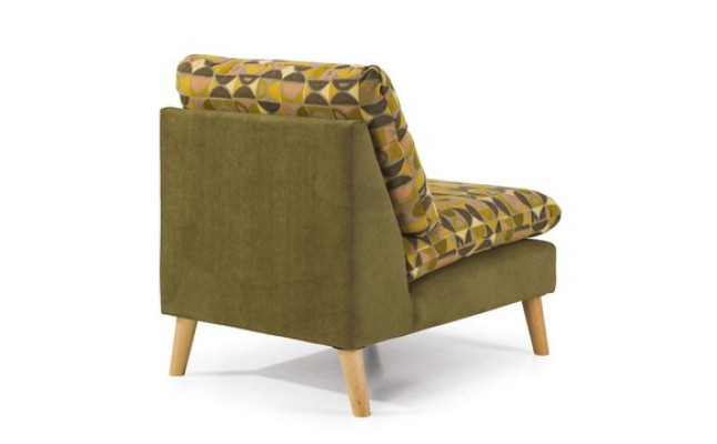 Ontwerp Relax Club Fauteuil Lounge Bank 1-Zits TV Stoel Bekleding Stof