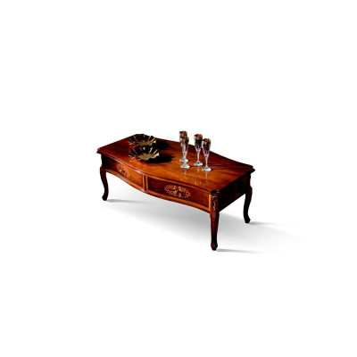 Hout Italiaanse meubelen barokstijl Bruine salontafel Woonkamertafel Nieuw