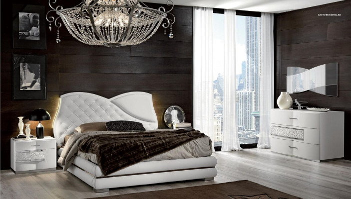 Luxe bed Klassiek meubilair Bedden Bedframes Dubbel Modern Tweepersoonsbed Modern