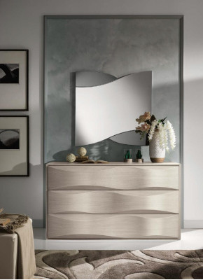 Set commode met spiegel dressoir console groep houten kast slaapkamer modern