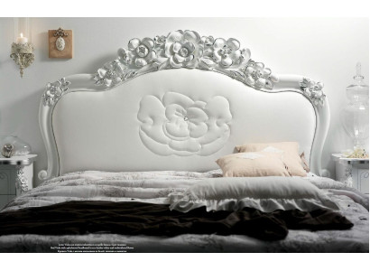 Bed Wit Slaapkamer Bedden Hout Luxe Meubels Ontwerp Klassiek Hotel Tweepersoons