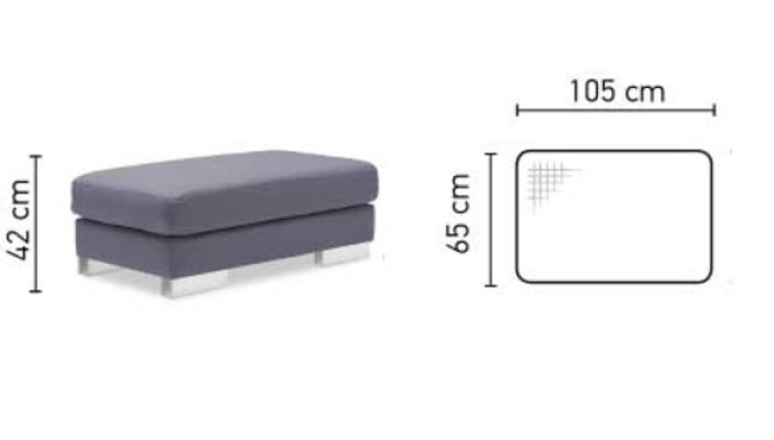 XXL Club Voetenbank Club Lounge Kruk Pufa Leer Ottoman Designer Textiel  XXL Club Voetenbank Club Lounge Kruk Pufa Leer Ottoman Designer Textiel