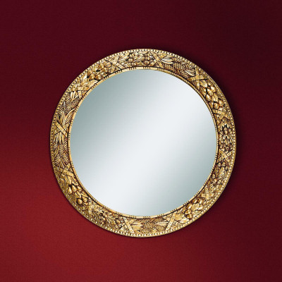 Klassieke wandspiegel houten spiegel meubels nieuw barok rond ronde frame wand nieuw
