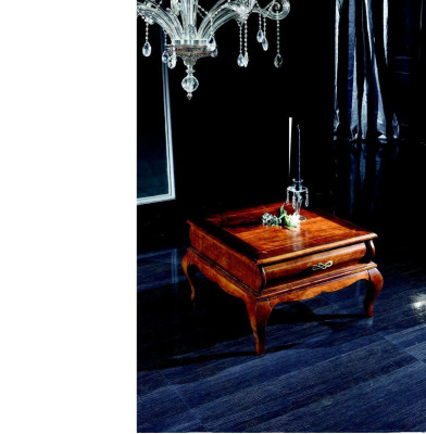 Hout Italiaanse meubels barokstijl bruin luxe salontafel woonkamertafel nieuw
