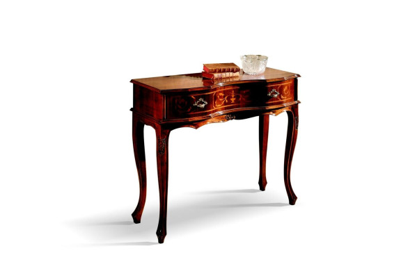 Hout Italiaanse meubels console tafel bruin meubelstijl barok design consoles