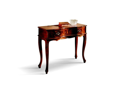 Hout Italiaanse meubels console tafel bruin meubelstijl barok design consoles