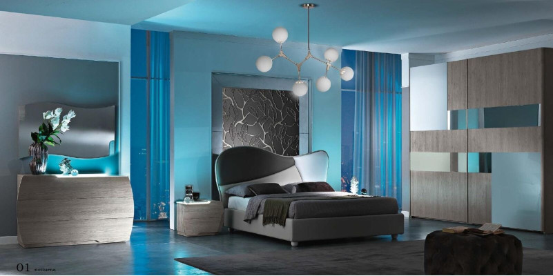Dressoir met spiegelset, dressoirs houtgroep slaapkamer modern set nieuw