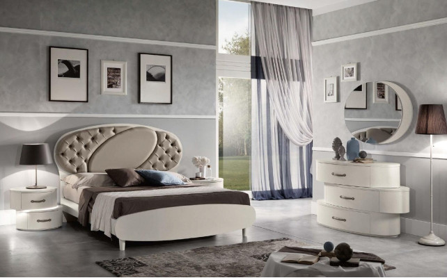 Chesterfield tweepersoonsbed bed bedframes bedden gestoffeerd bed luxe meubels Italië