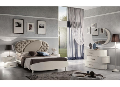 Chesterfield tweepersoonsbed bed bedframes bedden gestoffeerd bed luxe meubels Italië