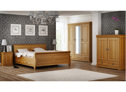 Design slaapkamer sets Complete bed kledingkast nachtkastje 5-delige set.