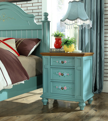 Klassieke nachtkastjes van echt hout Slaapkamer consoletafel Bijzettafels