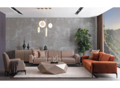 Italiaanse stijl meubels inrichting bankstel 431 zit dressoir tafel 6-delig