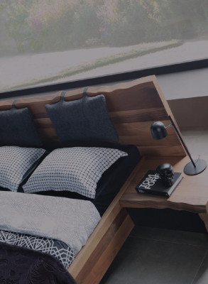 Slaapkamer Bed 2x Nachtkastje Kledingkast Commode Spiegel Set 6-delig