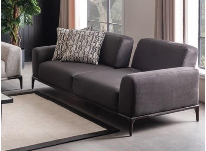 Bank 3-zits Bruin Banken Stijl Luxe Woonkamer Modern Design Bekleding