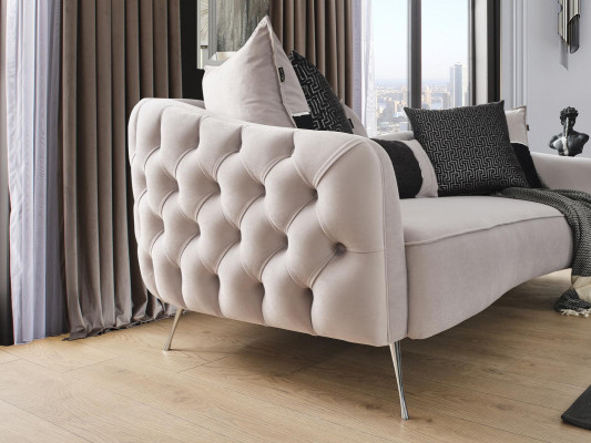 Sofaset 4-zits salontafel woonkamerset 4-delig wit nieuw modern