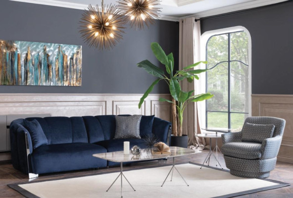 Sofaset 4+1 zits salontafel bank fauteuil zetel luxe set 3-delig nieuw