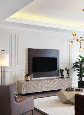 Luxe tv-kast tv-standaard dressoir salontafel tv-wand 3 delen
