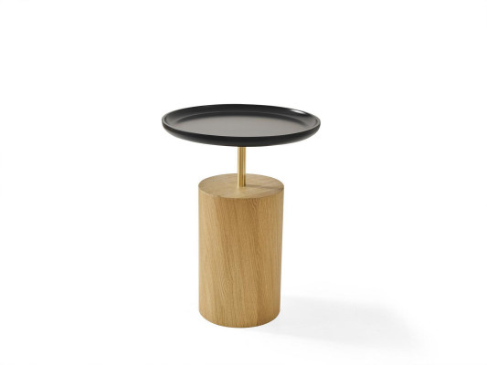 Salontafel Luxe Houten Design Tafel Bijzettafel Zwart Ronde Tafels Nieuw
