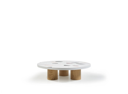 Salontafel luxe design wit houten tafel koffie bijzettafel woonkamer nieuw