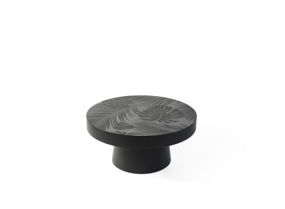 Tafel Salontafel Rond Bijzettafel Koffietafel Zwart