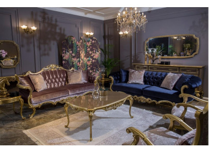 Luxe bankstel 3+3+1+1 zits salontafel bijzettafel fauteuil set 6-delig.