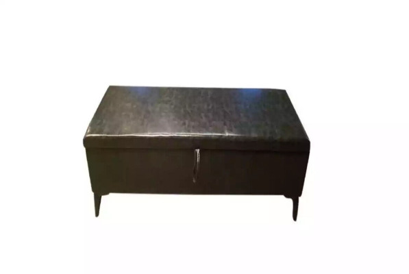 Gepolsterde kruk voetenbank bijzettafel poef chaise longue bank