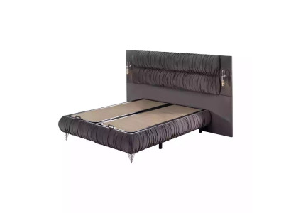 Bedden Tweepersoonsbed Hotel Bedframe Dubbel Hout Meubels Bed Bekleding Luxe