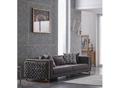 Luxe driezits bank gestoffeerde meubels bank 3-zits woonkamer 245cm.