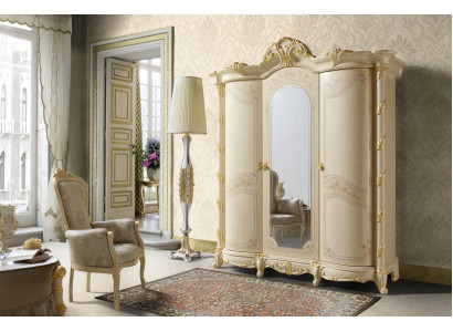 Klassieke massief houten kledingkast houten slaapkamer rek kast kast