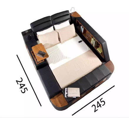 Multifunctioneel bed Dubbele bedden Modern bedframe Bedden 180x200cm Hotel Nieuw